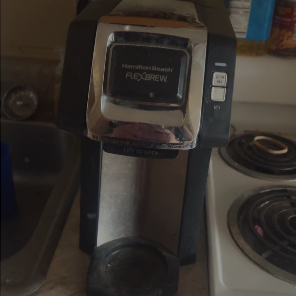 Hamilton Beach Black and Silver Coffee Maker with Digital Display